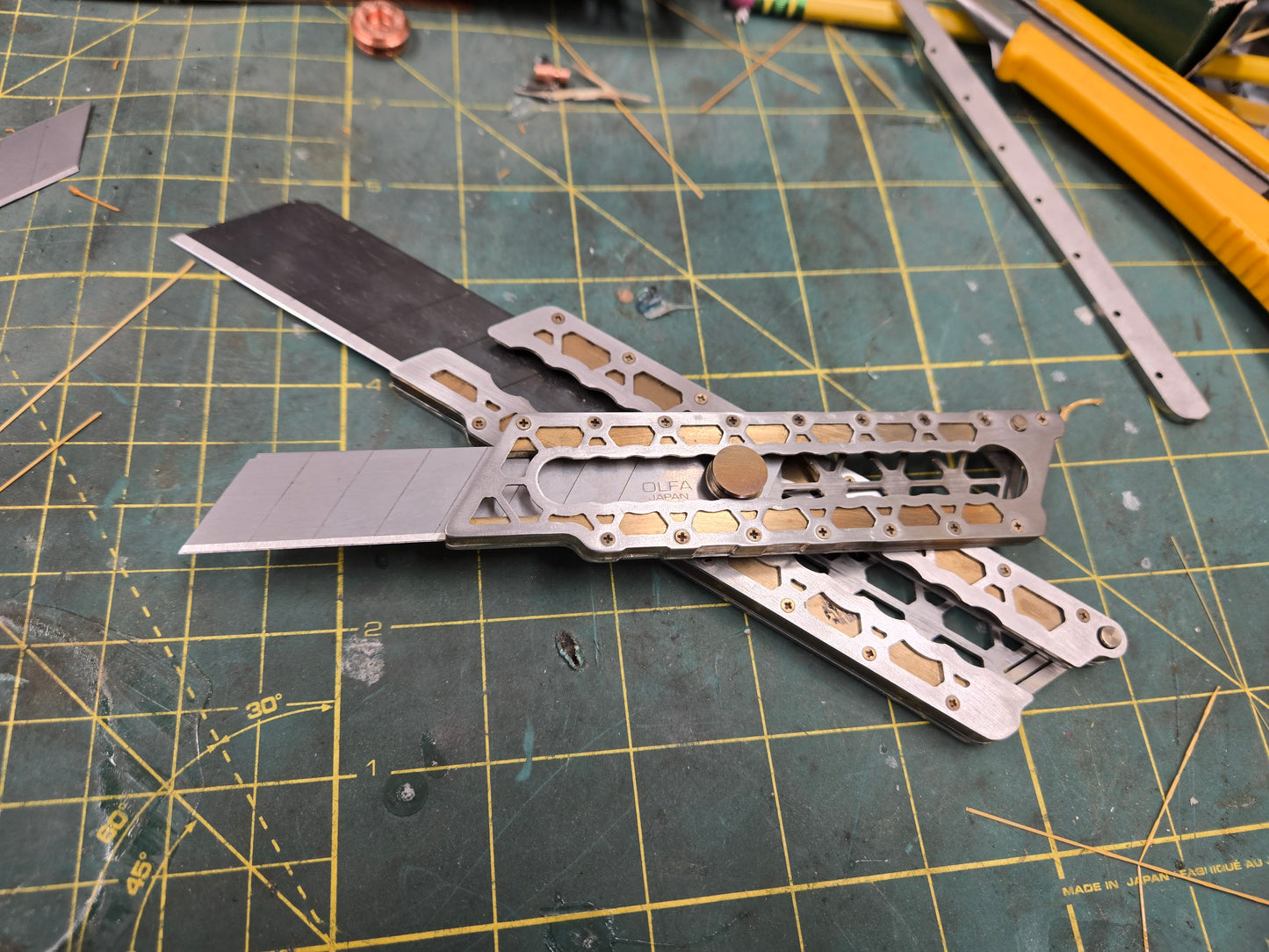 Blade Frame 18mm Stainless Steel (Utility Knife)