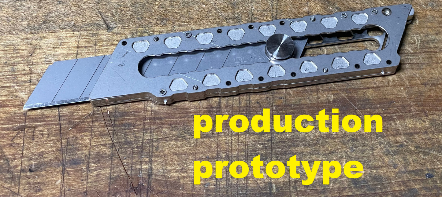 Blade Frame 18mm Stainless Steel (Utility Knife)
