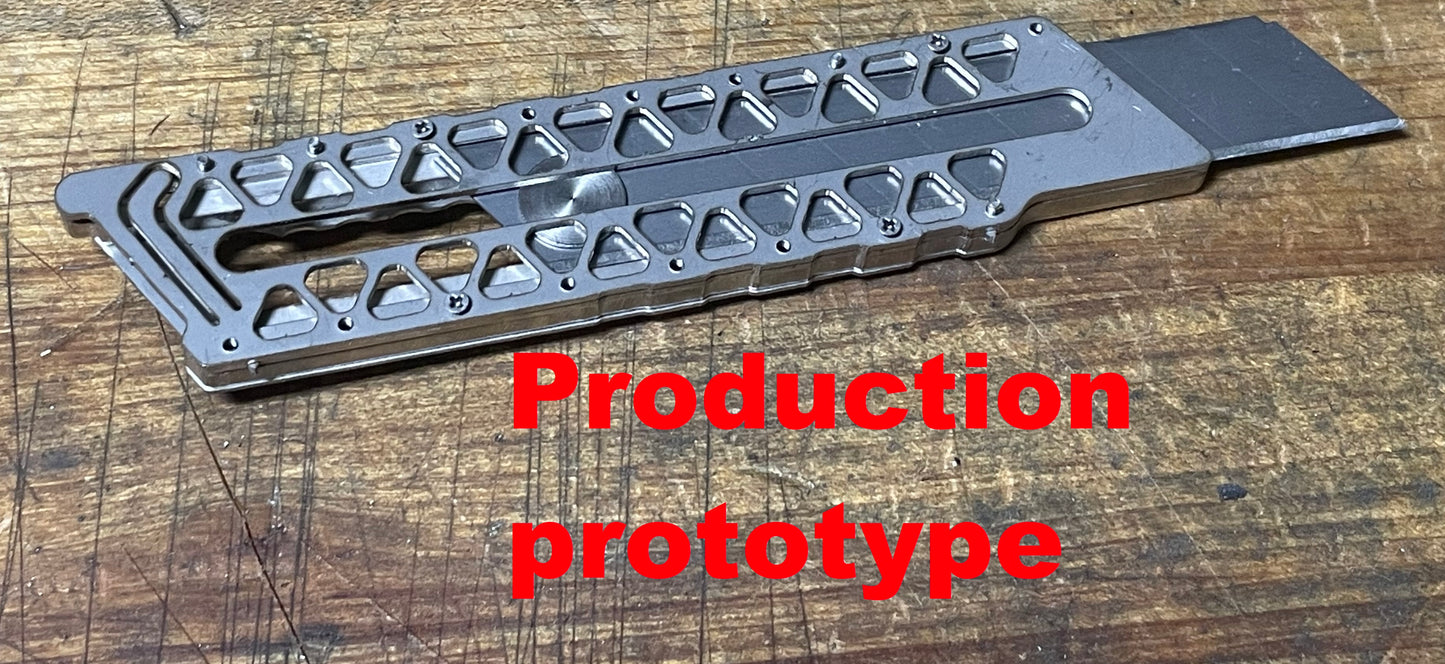 Blade Frame 18mm Stainless Steel (Utility Knife)