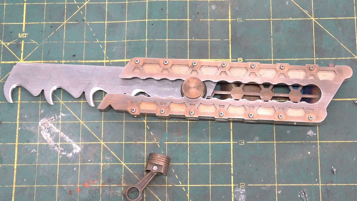 Razor Knife mk. II 25mm Titanium Clip