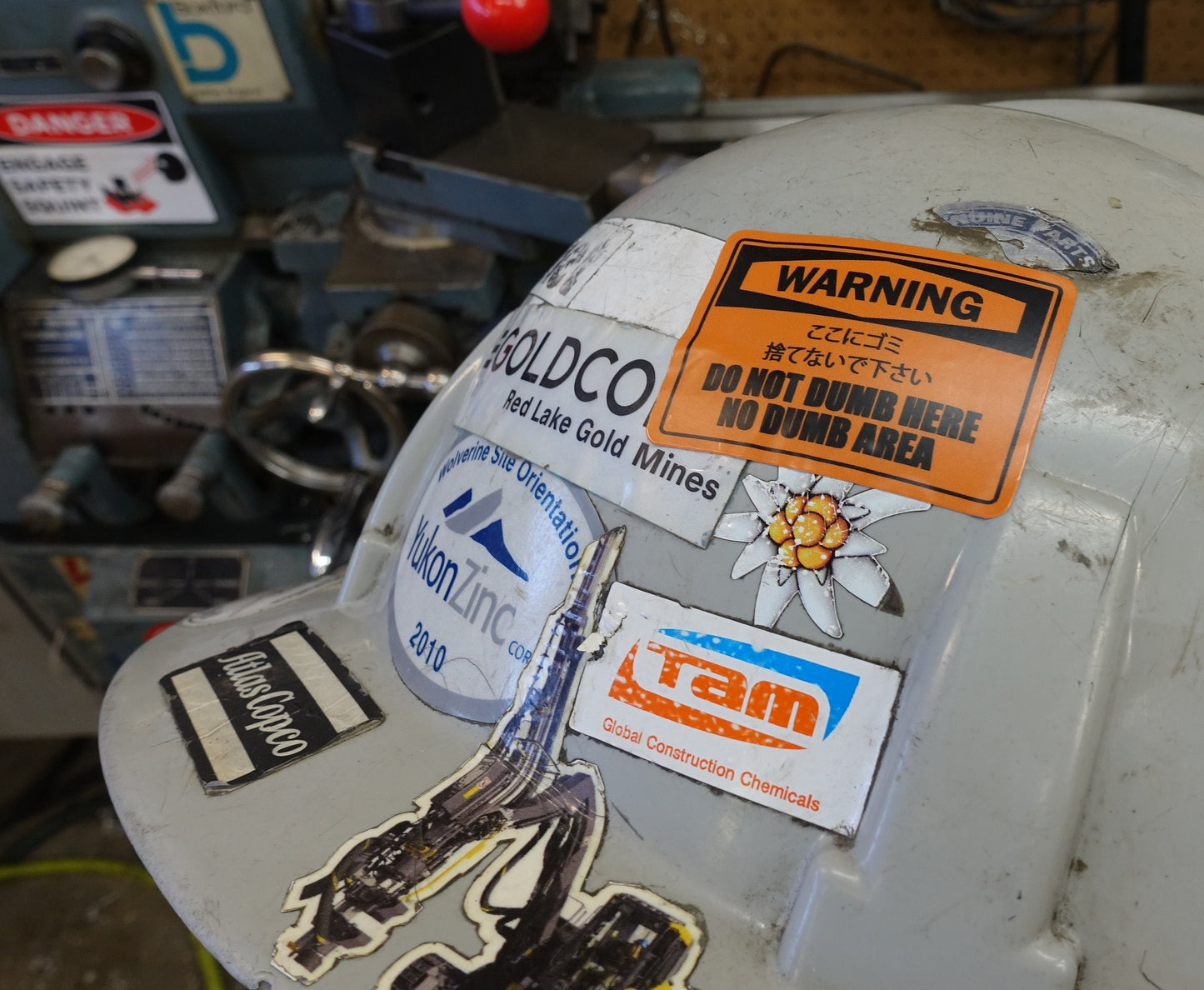 Hardhat/laptop decals
