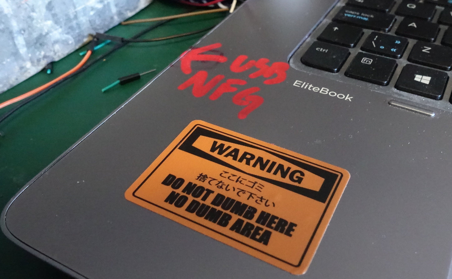 Hardhat/laptop decals