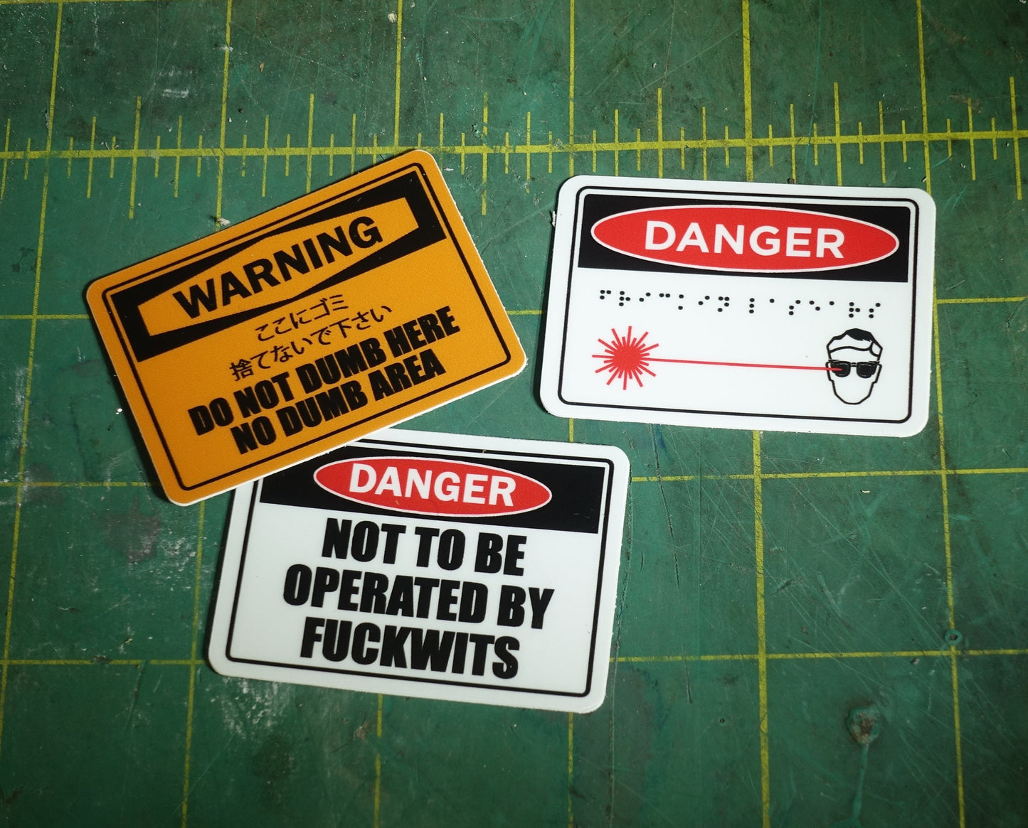 Hardhat/laptop decals