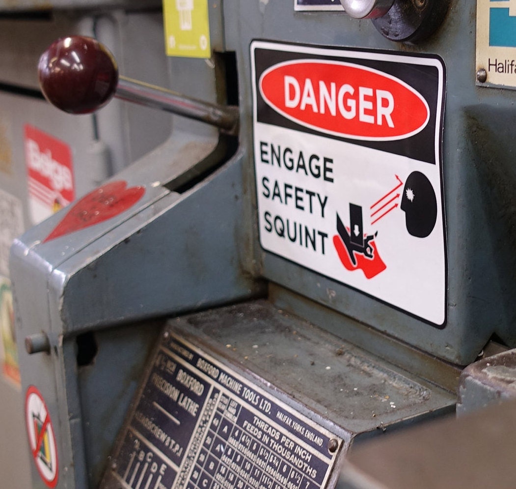 Not In Service Sticker OSHA Non-Compliance stickers Mk. III – AvE